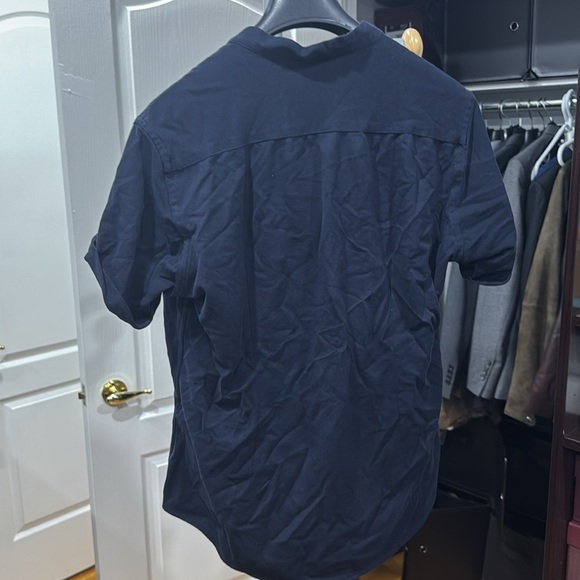 Casual no collar shirt made in Portugal - Picture 3 of 3